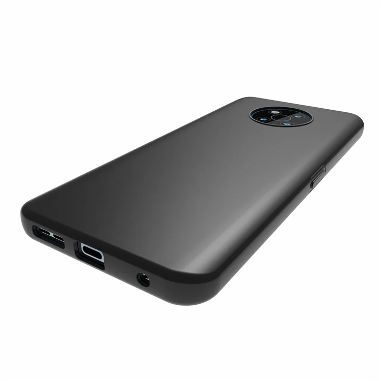For Nokia G50 Soft TPU Case Dual-sided Matte Finish Anti-scratch Protective Phone Cover - Black