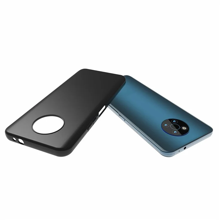 For Nokia G50 Soft TPU Case Dual-sided Matte Finish Anti-scratch Protective Phone Cover - Black