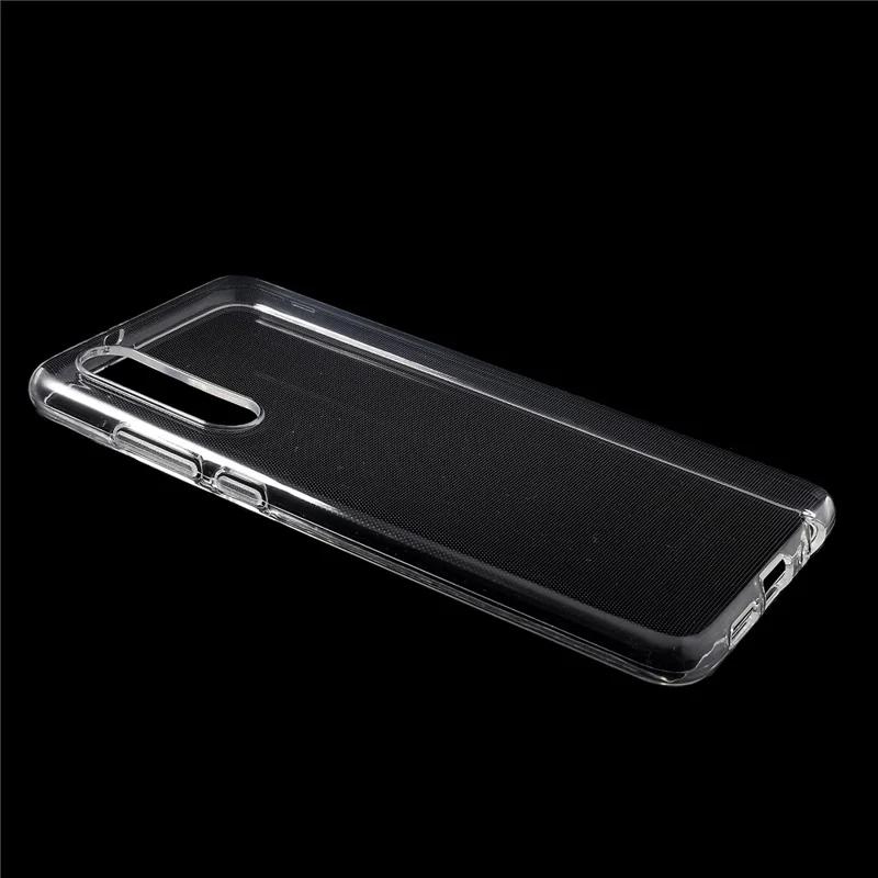 For Huawei P30 Indre Vandmærke-fri Fleksibel Klar TPU Cover Blankt Anti-kridt Beskyttelsesdæksel (mindst 10 stk pr. ordre)