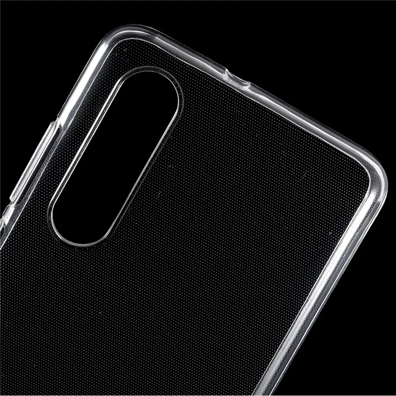 For Huawei P30 Indre Vandmærke-fri Fleksibel Klar TPU Cover Blankt Anti-kridt Beskyttelsesdæksel (mindst 10 stk pr. ordre)