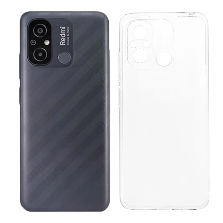 For Xiaomi Redmi 11A 4G Phone Shell Protector, Shock-Absorbing Phone Case Ultra Thin High Transparency Clear Flexible TPU Cover