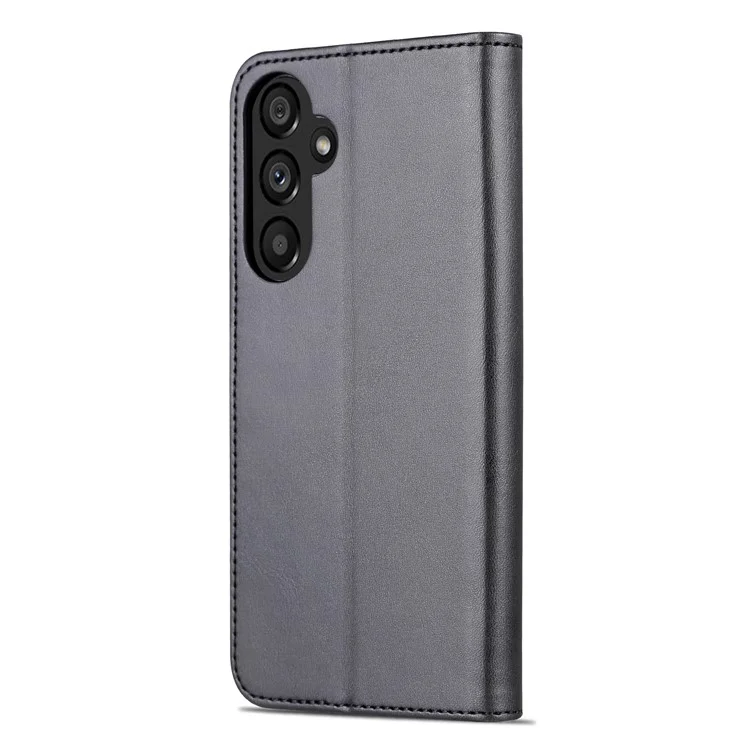 AZNS For Samsung Galaxy A34 5G Shockproof Phone Case Protective Magnetic Flip Leather Wallet Cover with Stand - Black