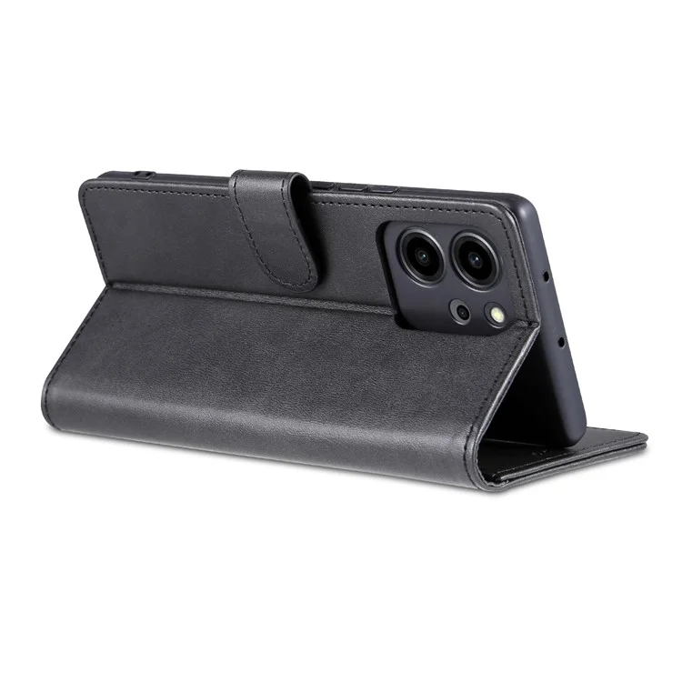 AZNS For Honor 80 SE 5G Carcasa de teléfono móvil a prueba de caídas de cuero PU con tapa magnética - Negro