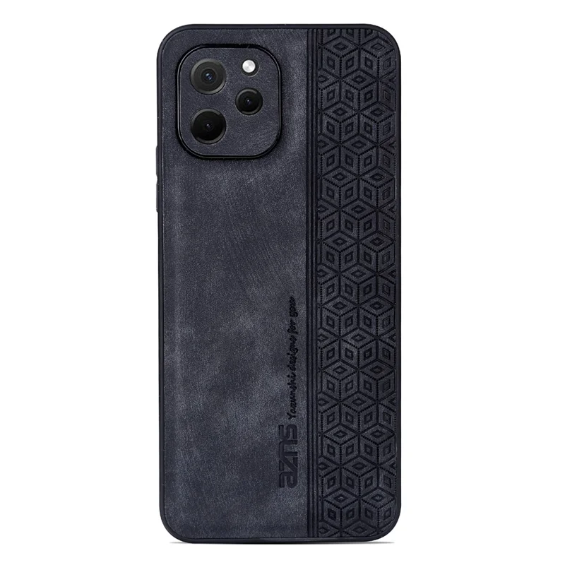 AZNS Drop-proof Phone Case For Huawei Enjoy 50z 4G / nova Y61 4G, Imprinted Pattern Protective Mobile Phone Cover - Black