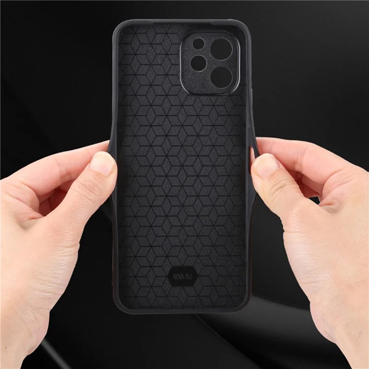 Funda para teléfono a prueba de caídas AZNS para Huawei Enjoy 50z 4G / nova Y61 4G, cubierta de teléfono móvil protectora con patrón estampado - Verde