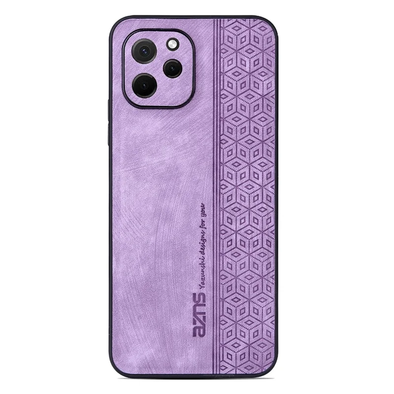 AZNS Drop-proof Phone Case For Huawei Enjoy 50z 4G / nova Y61 4G, Imprinted Pattern Protective Mobile Phone Cover - Purple