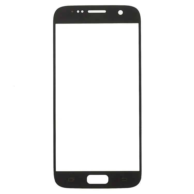 For Samsung Galaxy S7 G930 Front Screen Glass Lens + OCA Adhesive Replacement Parts - Black