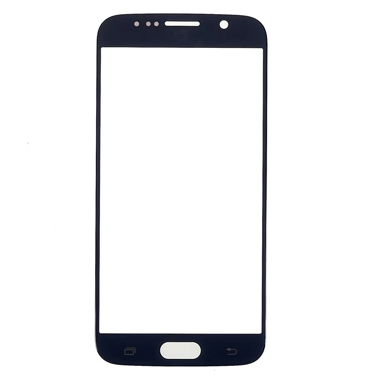 Para Samsung Galaxy S6 G920 Front Screen Glass Lens + OCA Adhesive Replacement Parts - Dark Blue
