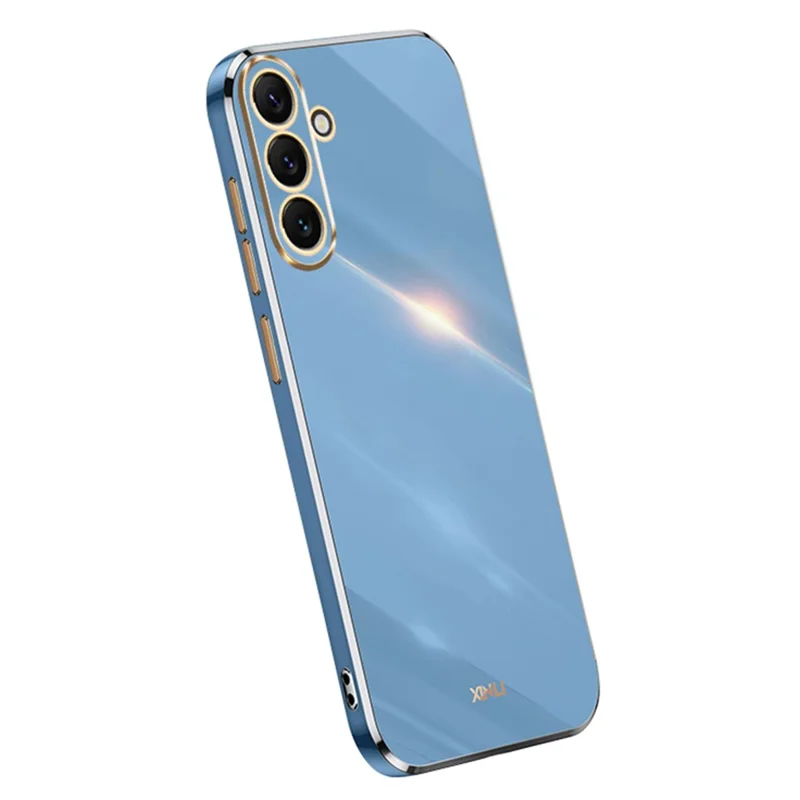 XINLI Protective Back Cover for Samsung Galaxy A54 5G, Electroplating TPU Scratch-resistant Phone Case - Blue