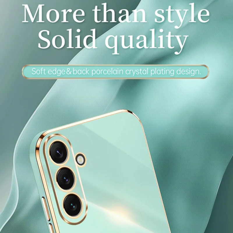 XINLI Protective Back Cover for Samsung Galaxy A54 5G, Electroplating TPU Scratch-resistant Phone Case - Blue