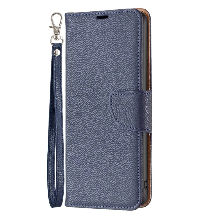 Funda Cartera de Teléfono para Xiaomi Redmi Note 12 Pro 5G / Note 12 Pro Speed 5G / Poco X5 Pro 5G, Funda de Piel de PU de Color Sólido con Soporte, Cubierta de Teléfono Celular - Azul Oscuro
