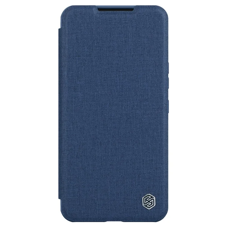 NILLKIN Qin Pro Series Shockproof Phone Case for Samsung Galaxy S23 Slide Lens Protection Phone Cover with Card Slots - Blue