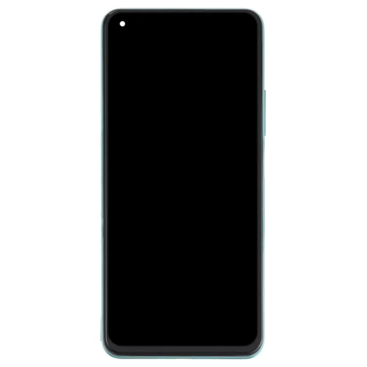 Para Xiaomi 11 Lite 5G NE Grado S Pantalla AMOLED OEM y ensamblaje de digitalizador + Marco (sin logotipo) - Verde