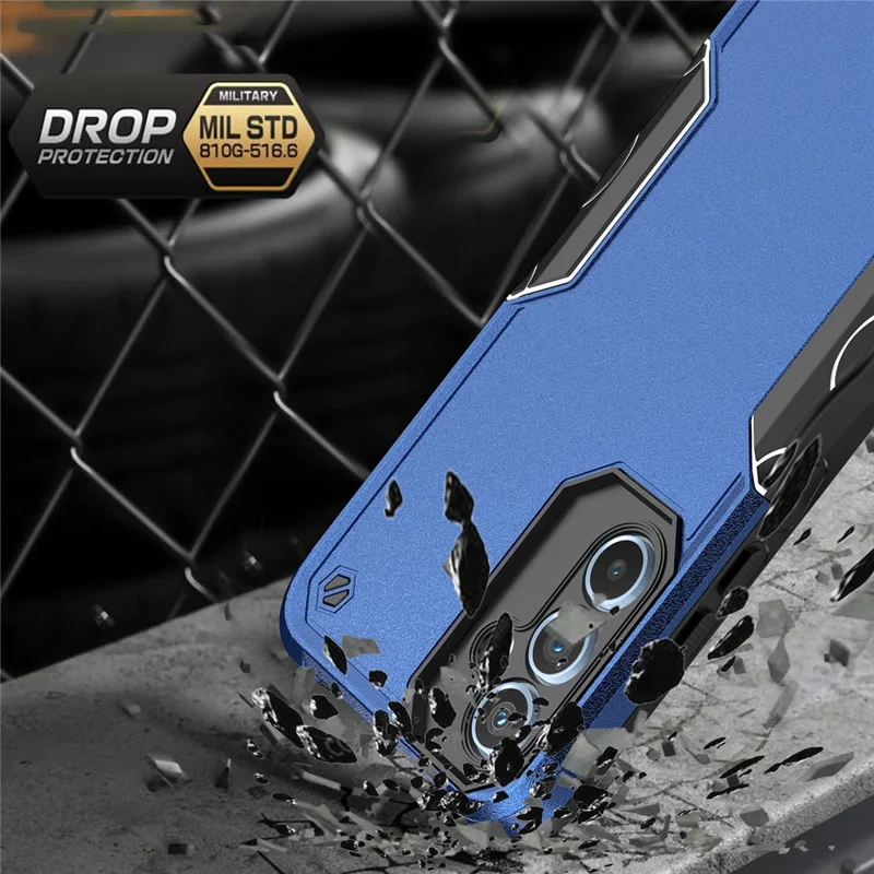 TPU+PC Phone Case for Samsung Galaxy A54 5G, Drop-proof Protection Phone Cover - Black