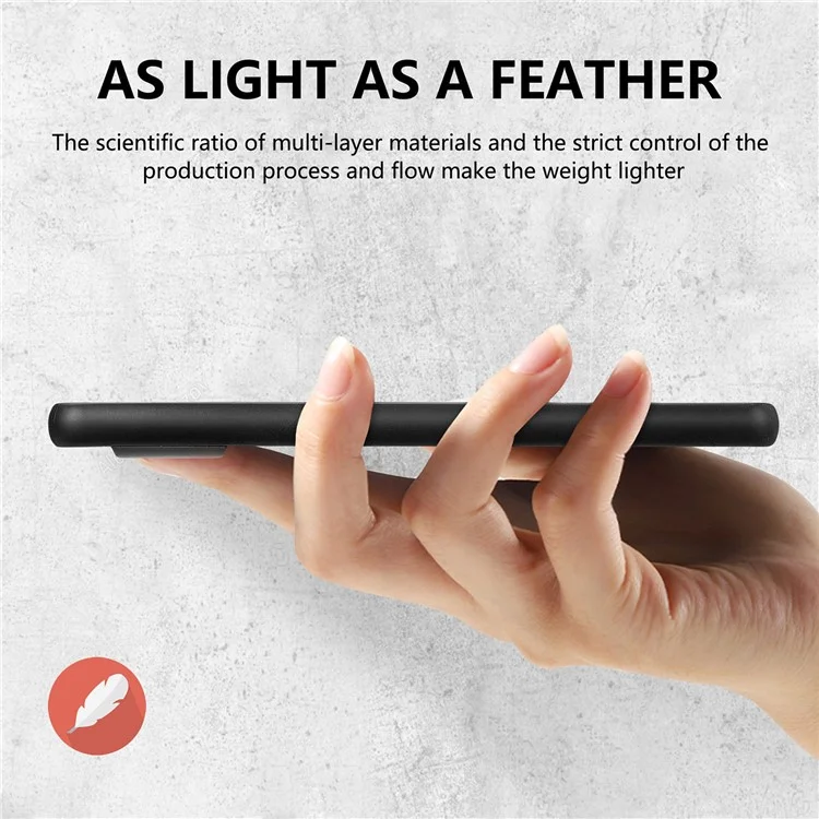 Funda a prueba de golpes para Google Pixel 6a compatible con MagSafe, revestida de piel sintética PC+TPU - Negro