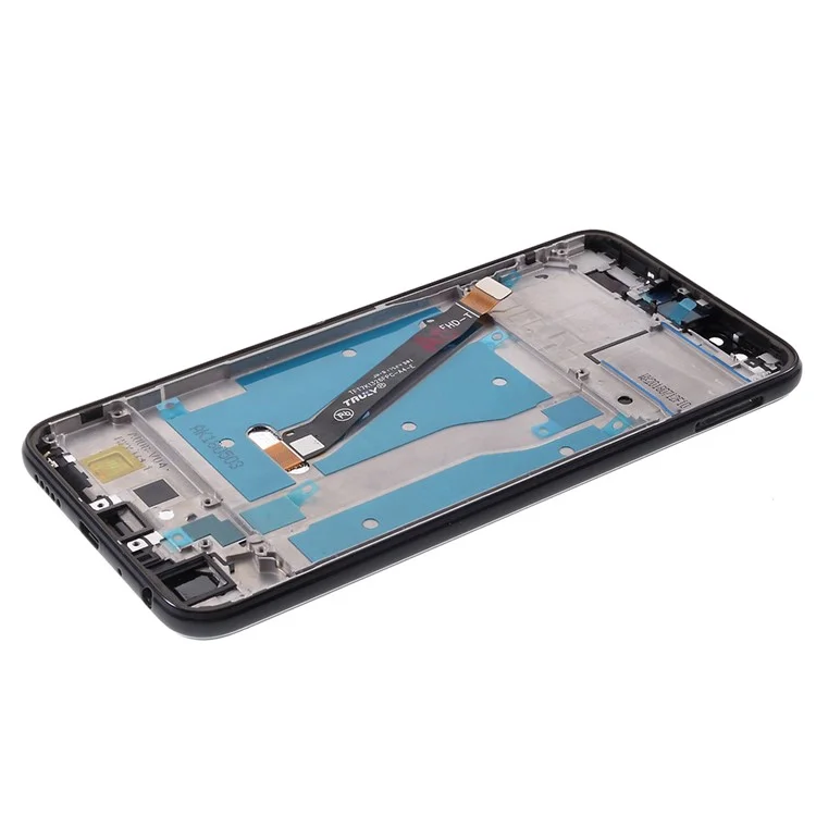 Für Huawei Honor 9 Lite Grade C LCD-Bildschirm und Digitizer-Baugruppe + Rahmenersatzteil (ohne Logo) - Schwarz