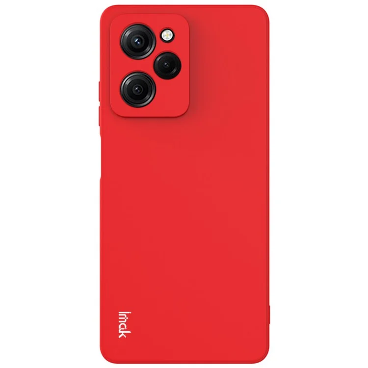 IMAK UC-4 Serie für Xiaomi Redmi Note 12 Pro Speed 5G / Poco X5 Pro 5G TPU-Handyhülle Gerade Kante Handy-Schutzhülle - Rot