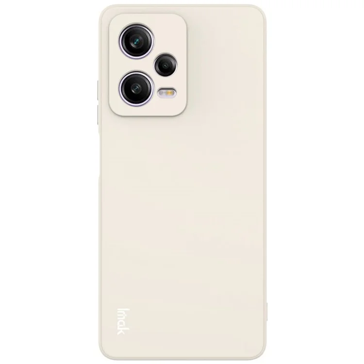 IMAK UC-4 Series Phone Case for Xiaomi Redmi Note 12 Pro 5G, Straight Edge Anti-drop Cell Phone TPU Cover - White
