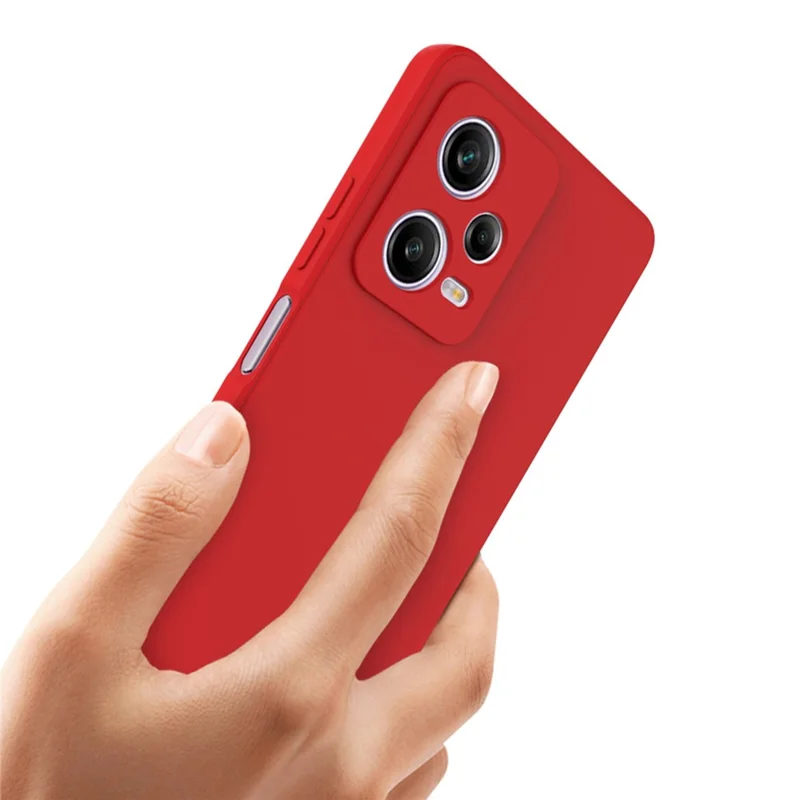 Funda para teléfono IMAK Serie UC-4 para Xiaomi Redmi Note 12 Pro 5G, funda de TPU anticaídas con borde recto - Rojo