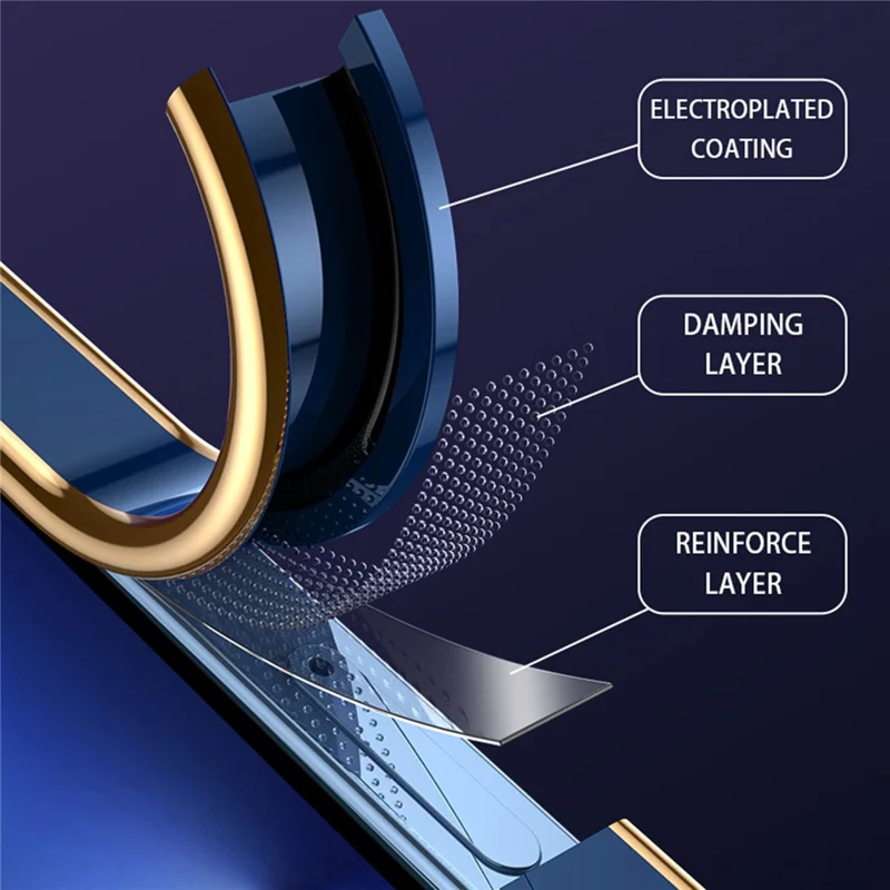 For Xiaomi Redmi 9A Electroplating Phone Case Flexible TPU Protective Anti-scratch Phone Back Cover - Green