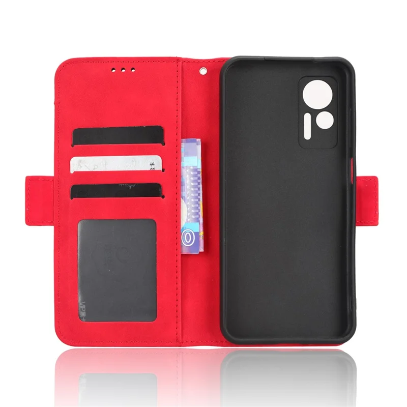 Бумажник Чехол-книжка для Ulefone Note 14, чехол из искусственной кожи для телефона с несколькими слотами для карт, подставкой для телефона - красный