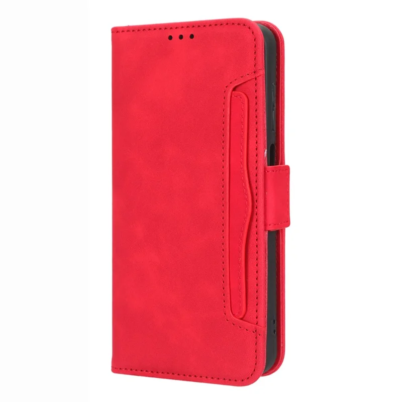 Бумажник Чехол-книжка для Ulefone Note 14, чехол из искусственной кожи для телефона с несколькими слотами для карт, подставкой для телефона - красный