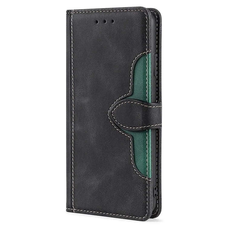 Capa de Telefone Celular à Prova de Choques para OnePlus 11 5G, Padrão de Chapéu de Palha Suporte Carteira Anti-Arranhaduras Capa de Telefone Móvel - Preto