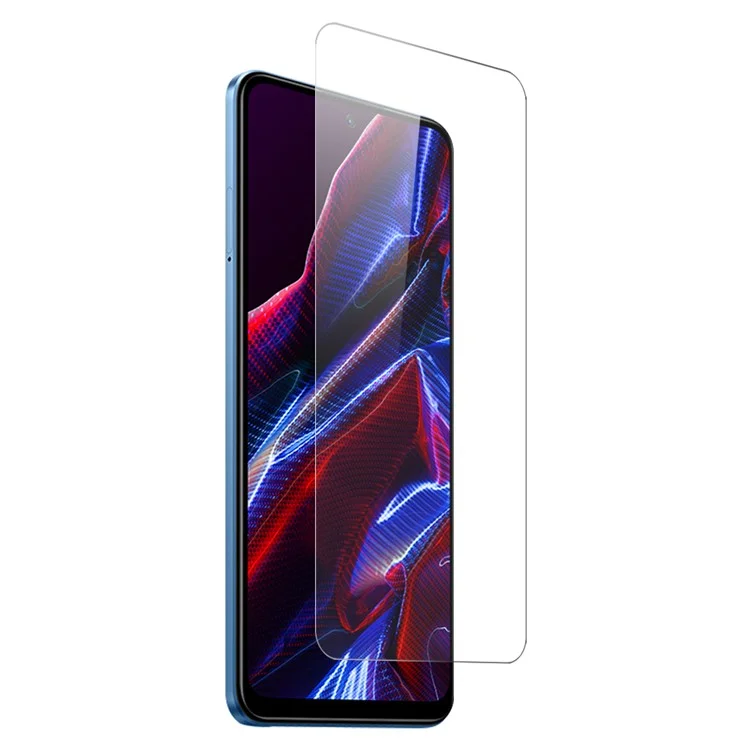 NORTHJO For Xiaomi Redmi Note 12 5G (India) / Poco X5 5G 2-in-1 Protective TPU Phone Case + Tempered Glass Screen Protector - Transparent