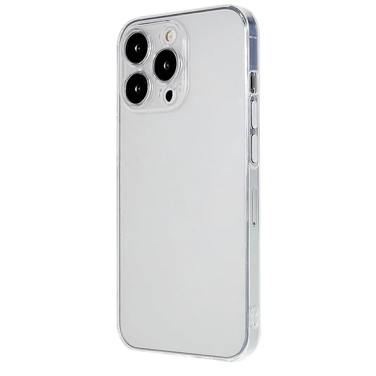 For iPhone 13 Pro 6.1 inch Clear TPU Cover Precise Lens Cutout Ultra Thin Anti-scratch Cell Phone Case