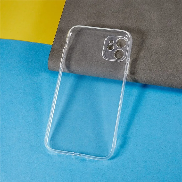 Para iPhone 11 de 6.1 pulgadas Recorte de lente preciso Funda de TPU transparente antiarañazos Ultra delgada