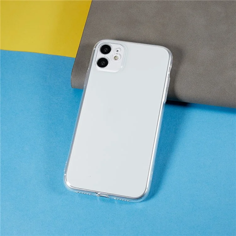Para iPhone 11 de 6.1 pulgadas Recorte de lente preciso Funda de TPU transparente antiarañazos Ultra delgada