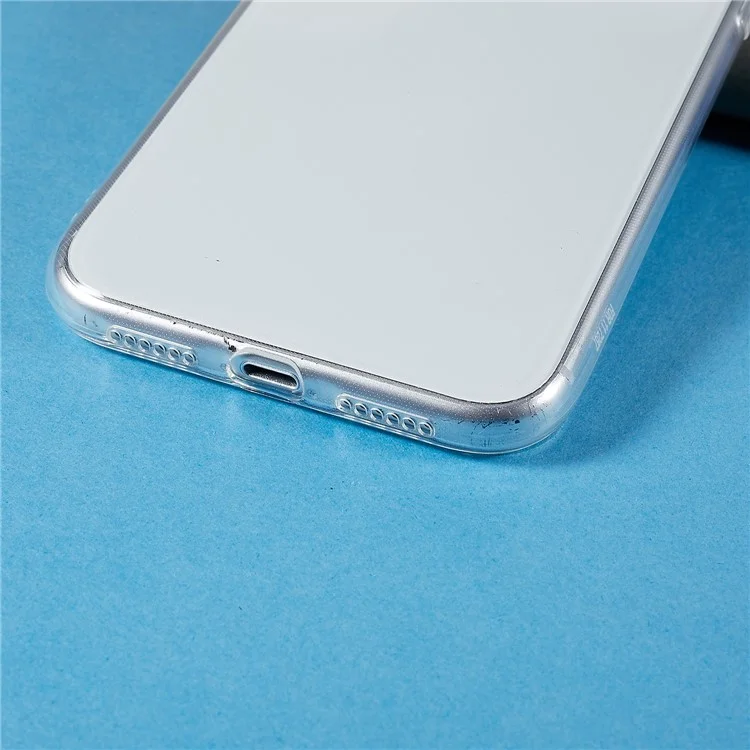 Para iPhone 11 de 6.1 pulgadas Recorte de lente preciso Funda de TPU transparente antiarañazos Ultra delgada