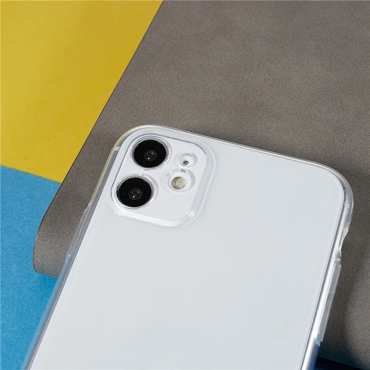 Para iPhone 11 de 6.1 pulgadas Recorte de lente preciso Funda de TPU transparente antiarañazos Ultra delgada