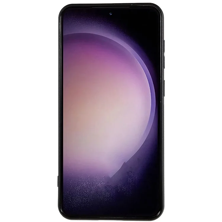 Funda trasera de fibra de carbono antideslizante para Samsung Galaxy S23, funda protectora de TPU suave