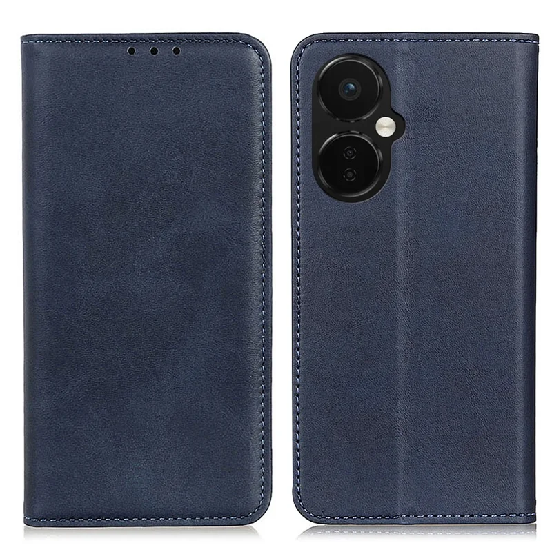 Funda magnética para teléfono para OnePlus Nord CE 3 Lite 5G / Nord N30 5G, carcasa abatible de cuero dividido con billetera - Azul
