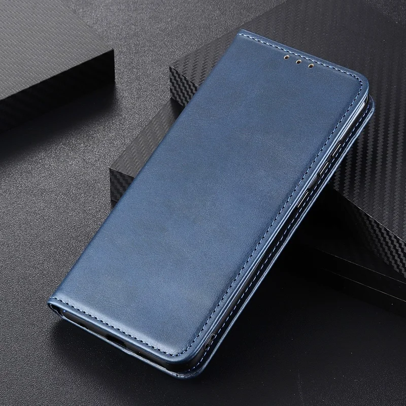 Funda magnética para teléfono para OnePlus Nord CE 3 Lite 5G / Nord N30 5G, carcasa abatible de cuero dividido con billetera - Azul