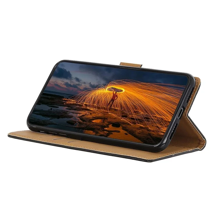 Para OnePlus Nord CE 3 Lite 5G / Nord N30 5G Funda de Piel de PU con Toque Suave Flip Folio Cartera Funda para Teléfono - Negro