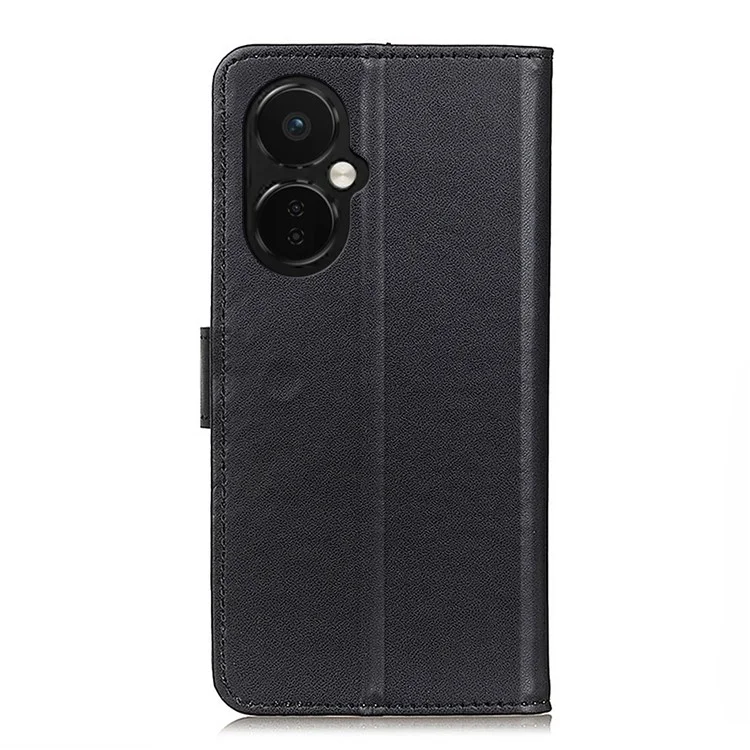 Para OnePlus Nord CE 3 Lite 5G / Nord N30 5G Funda de Piel de PU con Toque Suave Flip Folio Cartera Funda para Teléfono - Negro