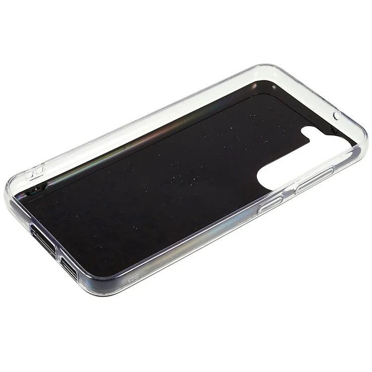 Pour Samsung Galaxy S23+ Starry Sky Sparkle Epoxy Phone Case Shockproof TPU Protective Back Cover - Noir