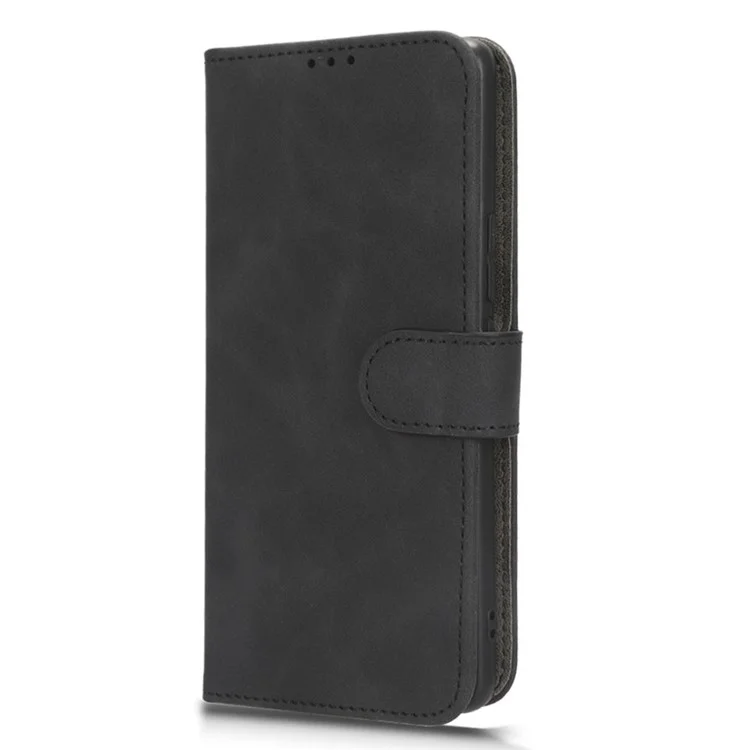 Coque Flip Shell pour Honor 80 GT 5G Peau tactile Étui en cuir PU Portefeuille Support Housse de téléphone mobile - Noir