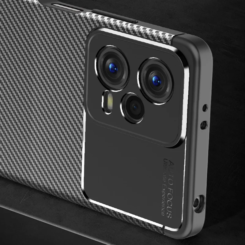Для Xiaomi Redmi Note 12 5G (Индия) / Poco X5 5G Чехол для телефона с текстурой из углеродного волокна Противоударный TPU Чехол для телефона