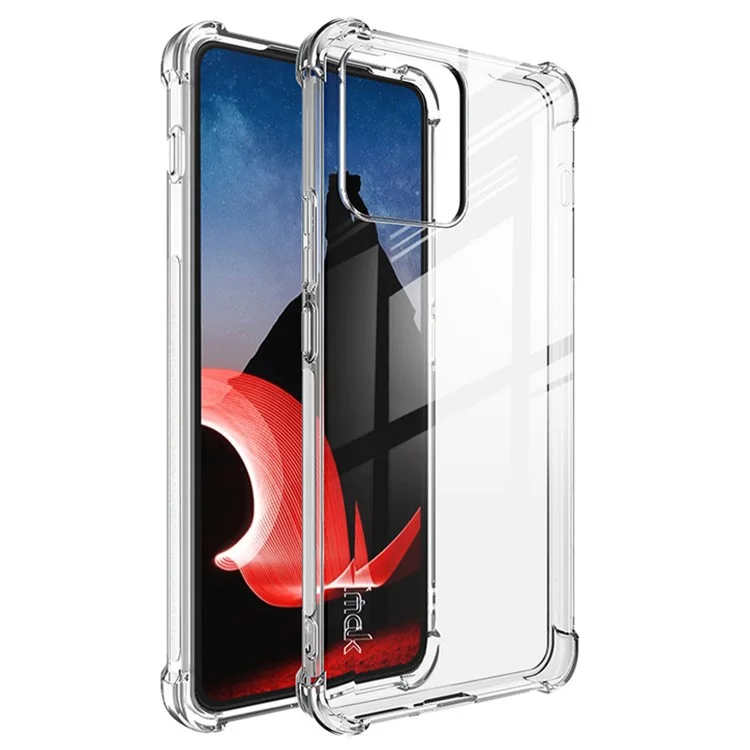 Étui de téléphone en TPU transparent IMAK pour Motorola ThinkPhone 5G, conception à quatre coins amortissante et protection anti-choc - Transparent