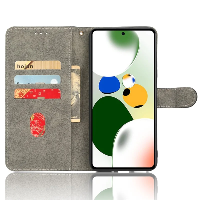 For Xiaomi Poco X5 Pro 5G / Redmi Note 12 Pro 5G / Redmi Note 12 Pro Speed 5G Leather Phone Case Phone Stand RFID Blocking Wallet Cover - Black