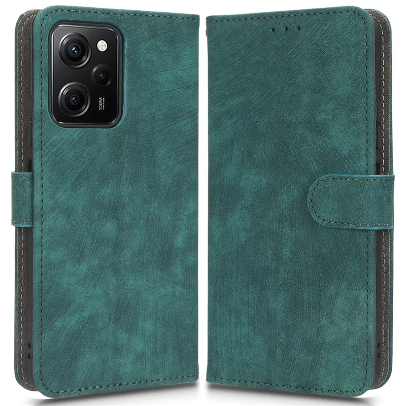 For Xiaomi Poco X5 Pro 5G / Redmi Note 12 Pro 5G / Redmi Note 12 Pro Speed 5G Leather Phone Case Phone Stand RFID Blocking Wallet Cover - Green