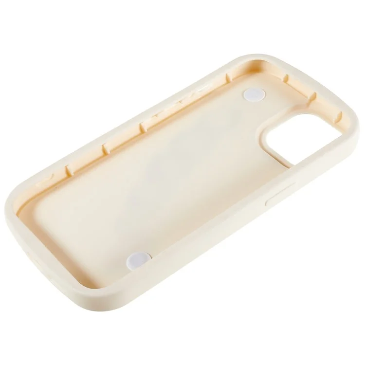 For iPhone 13 6.1 inch / 14 Soft Matte TPU Phone Case Chain Bracelet Protective Cover - Grey / White Marble Chain