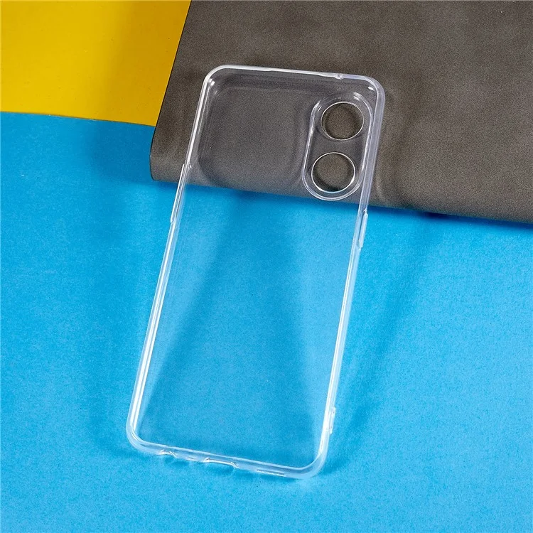 For Oppo Reno8 T 4G Flexible TPU Cell Phone Case Slim HD Clear Shockproof Mobile Phone Cover