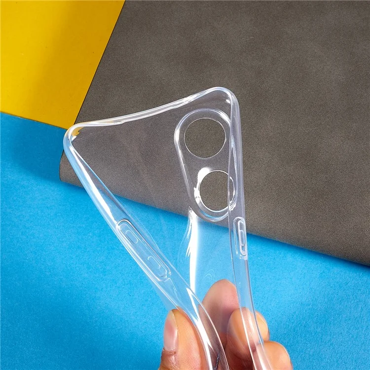 For Oppo Reno8 T 4G Flexible TPU Cell Phone Case Slim HD Clear Shockproof Mobile Phone Cover