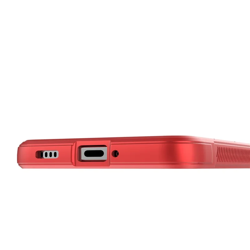 For Xiaomi Poco F5 Pro 5G / Redmi K60 Pro 5G / K60 5G Shockproof Flexible TPU Phone Case Rugged Phone Back Protective Shell Cover - Red