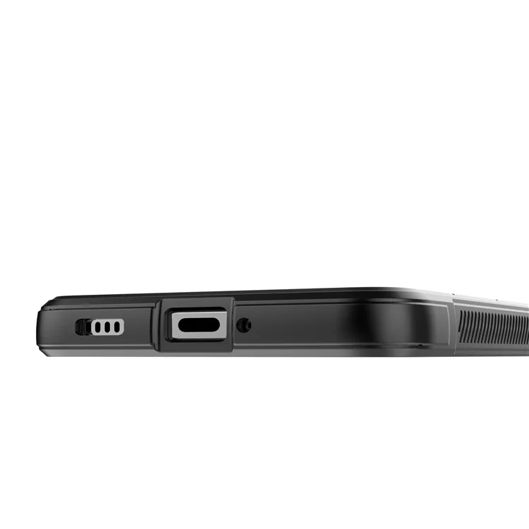 Per Xiaomi Poco F5 Pro 5G / Redmi K60 Pro 5G / K60 5G Custodia per telefono flessibile antipolvere in TPU Copertura protettiva posteriore resistente agli urti - Nero