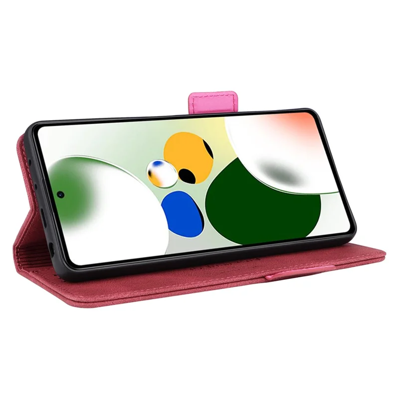 For Xiaomi Redmi Note 12 Pro Speed 5G / Poco X5 Pro 5G / Redmi Note 12 Pro 5G Leather Wallet Phone Case Stand Flip Cell Phone Cover - Rose